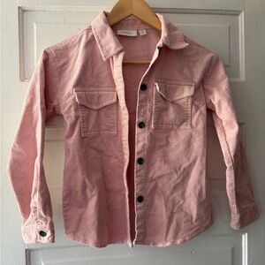 Ecothreads Pink Button-Up Corduroy Shirt